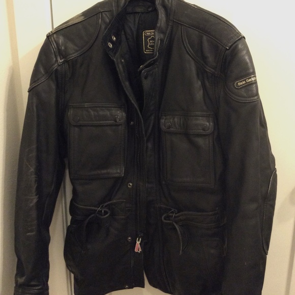 Hein Gericke Leather Motorcycle Jacket - Black - 40 - Picture 1 of 2